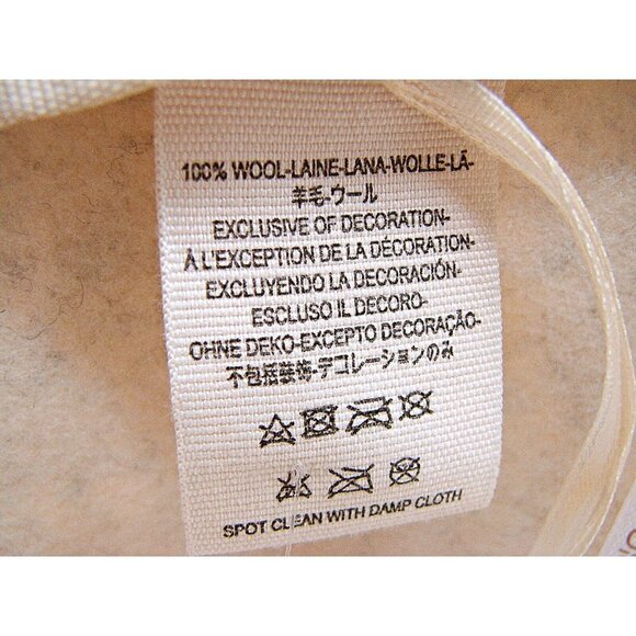 NEW Free People Wool Fedora Wyeth Rodeo Hat Off White One Size Western Boho NWT - Picture 10 of 13